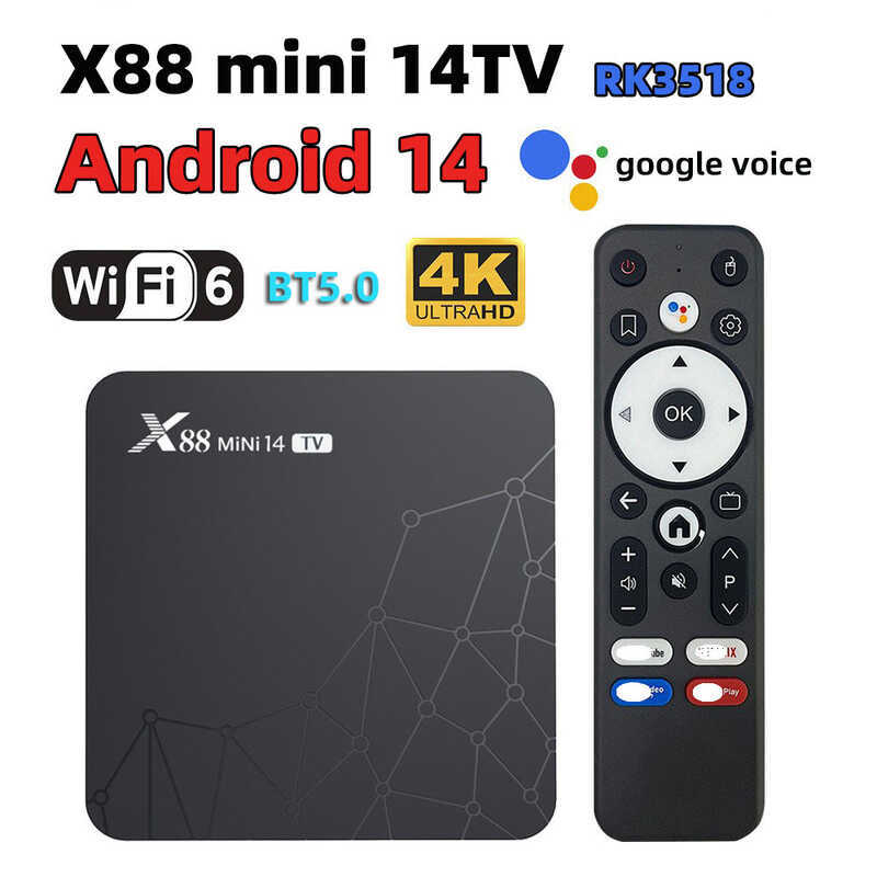 X88mini 14 TV14 RK3518 HD Bluetooth WiFi TV Box TV Top Box