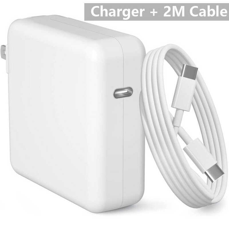 PD fast Charger 30W 61W 87W 96W Power Adapter ใช้งานร่วมกับ Pro 14 16/15/13 นิ้ว Air M2 M1,รวมถึงสาย