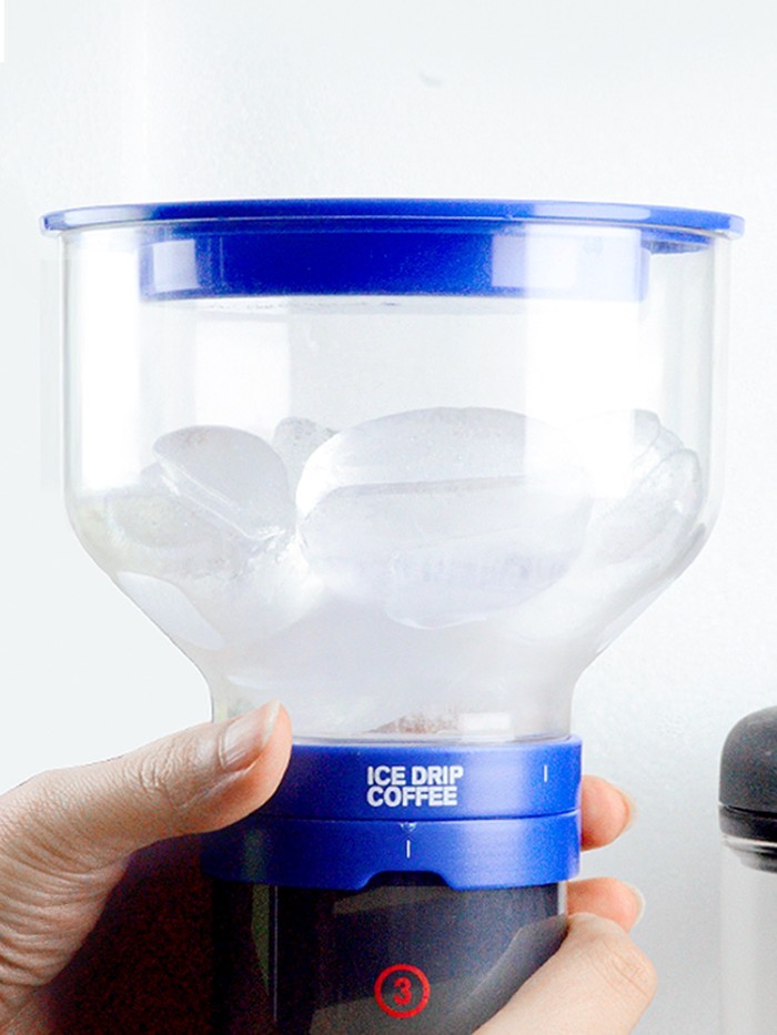 Hobby Press Ice Drip Coffee Maker Filter Press French Press Pot Household Ice Drip Hand Brew Pot Col