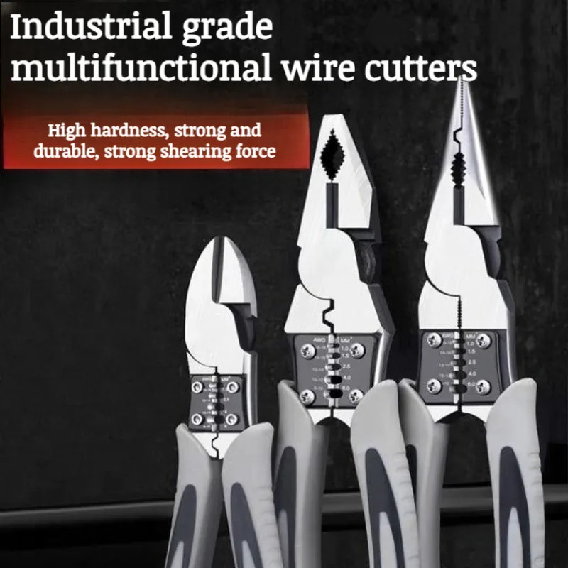 Industrialgrade multifunctional vise steel wire pliers set