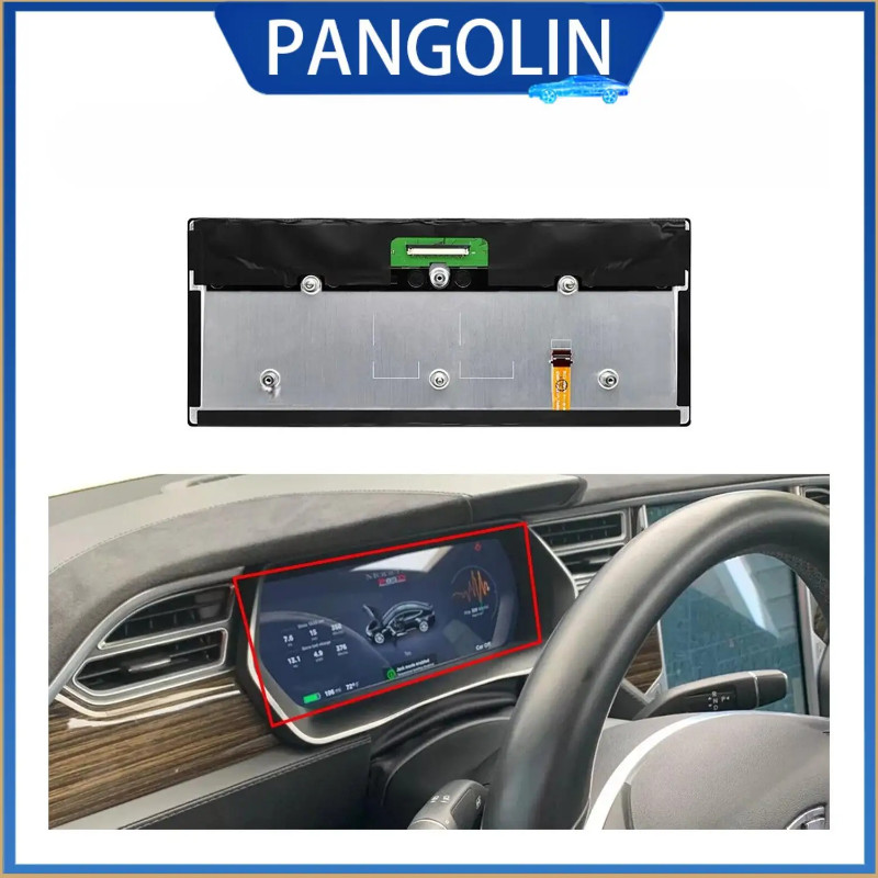 PANGOLIN 12.3 Inch Digital Instrument Cluster Display Screen Matte Style for Tesla Model S S2 X GEN