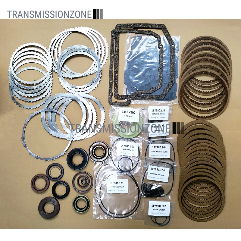 TF80-SC TF81-SC TF80-SD AF40 Transmission Master Rebuild Kit (friction discs ,steel discs, gasket k
