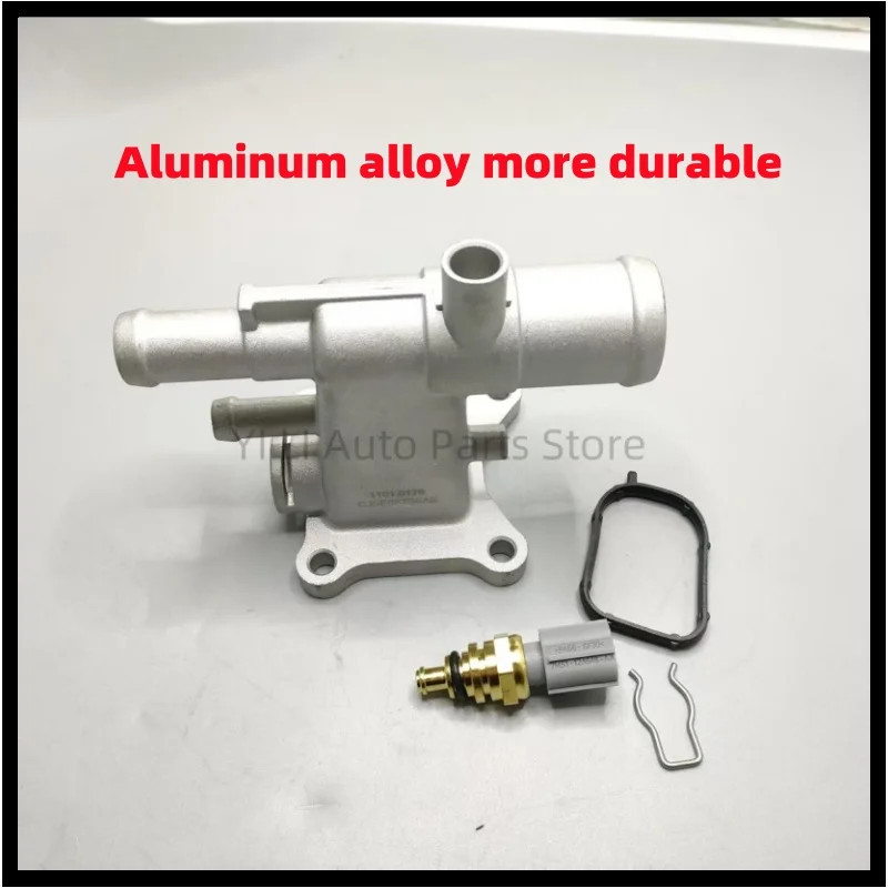 CJ5Z-8K556-B CJ5Z8K556B Engine Cooling Thermostat Water Outlet Connect For Ford Focus Fusion Lincol