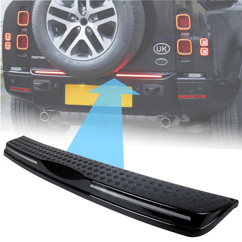 Rear Bumper Cover with LED for Land Rover Defender L663  2020-2025