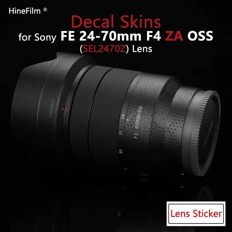 Hinefilm ผิวสําหรับ Sony FE24-70 F4 ZA เลนส์รูปลอกผิวสําหรับ Sony FE 24-70 มม.F4 ZA OSS สติกเกอร์เลน