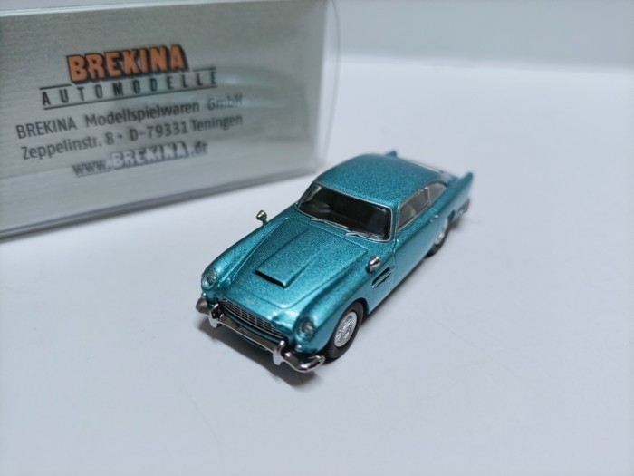 Brekina 1 87 Aston Martin Sports Car Model Aston Martin DB5 007 Movie Blue