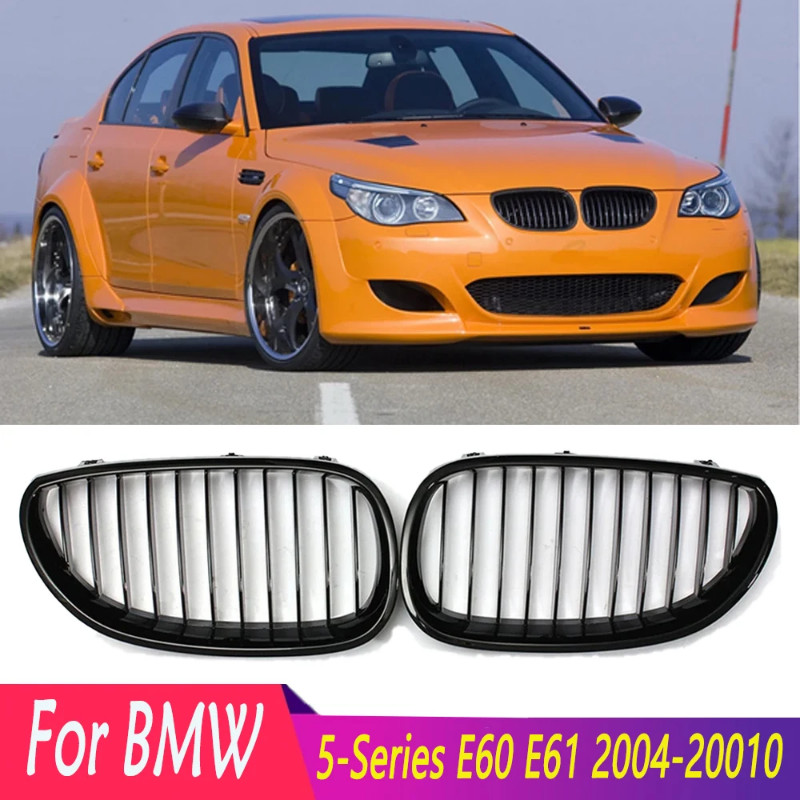 For BMW E60 E61 5-Series M5 525I 525Xi 528I 528Xi 530I 530Xi 2004-20010 Car Front Bumper Kidney Spo