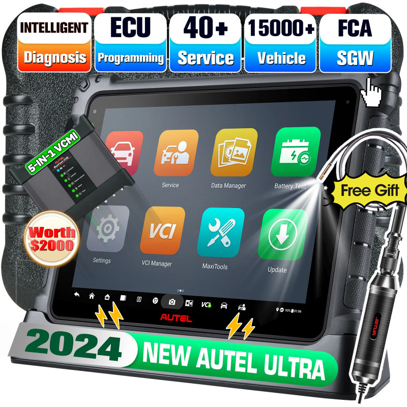 Autel MaxiSys Ultra Scanner Top Intelligent Diagnostic Scan Tool ECU Programming & Coding,Topology,
