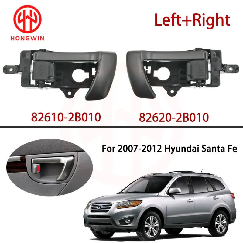 Interior Inner Inside Door Handle Left Driver Side 82610-2B010 / Right Side 82620-2B010 For Hyundai