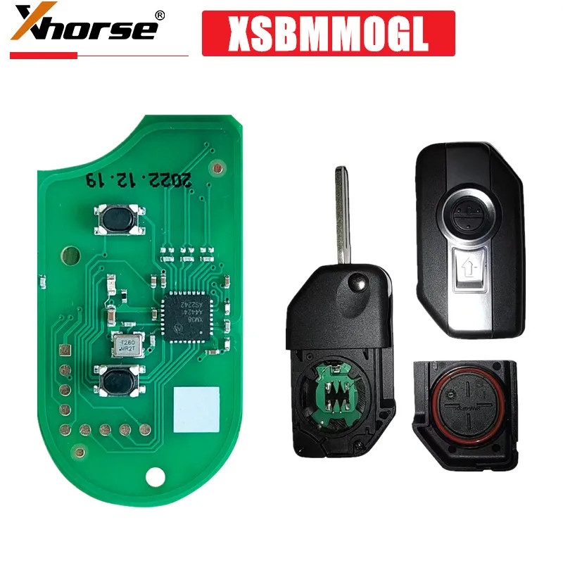 XHORSE XM38 XSBMM0GL for BMW Motorcycle Smart Card Key Board With Shell 3 Buttons Without LOGO