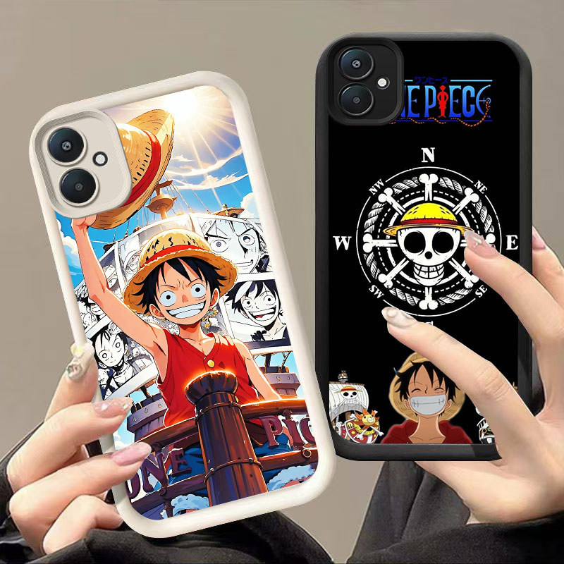 HK-63 One Piece ตัวอักษรรวบรวมปลอกกันกระแทกสําหรับซิลิโคนสีดําและสีขาว Xiaomi Redmi Poco C65 13T A1 