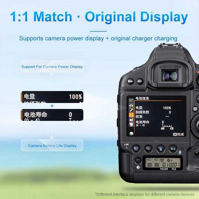 ▥ 2 ชิ้น 2200 มิลลิแอมป์ชั่วโมง Np-E3 Npe3 แบตเตอรี่สําหรับ Canon Eos-1Ds Eos-1D Mark II N.