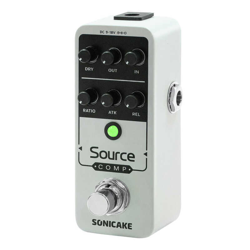SONICAKE Source 1176 studio Compressor เอฟเฟคกีตาร์ Pedal Analog Buffered-Bypass QSS-27