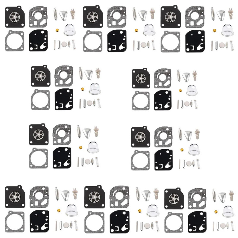 10 Pcs Carburetor Repair Kit Zama RB-47 C1U-W10 C1U-W12 C1U-W13 C1U-W16 C1U-W22 C1Q-E3 C1Q-E4 C1Q-E