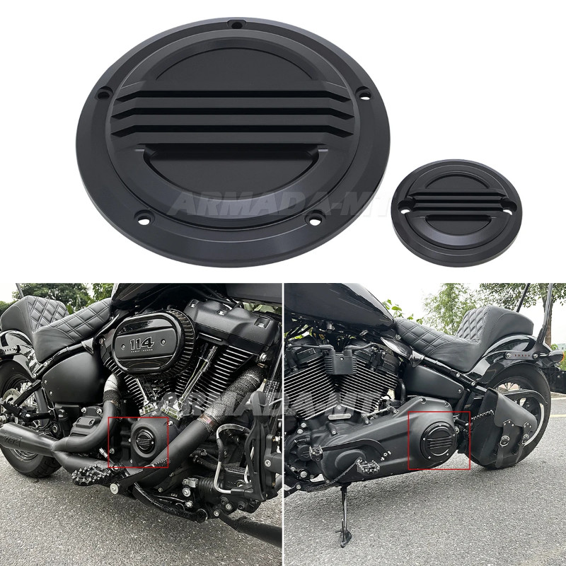Motorcycle Engine Derby Timer Cover Kits For Harley Softail Street Fat Bob Breakout FXBR FXLR FXFBS