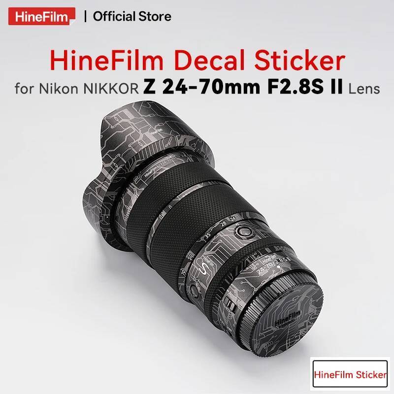 Hinefilm Skin สําหรับ Nikon Z 24-70 มม.f/2.8 S II เลนส์สติกเกอร์ 24 70 Wrap สําหรับ Nikkor Z 24-70 F
