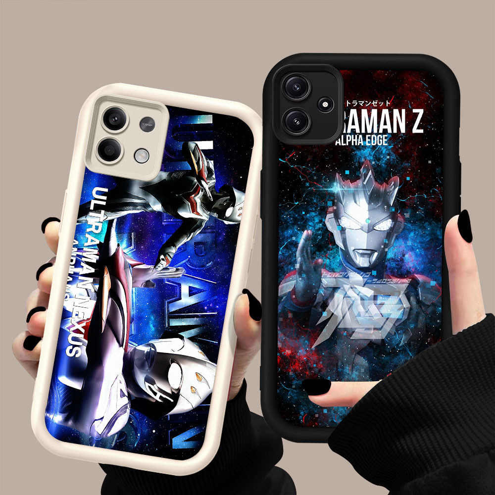 HK-67 Ultraman Ginga ปลอกกันกระแทกสําหรับซิลิโคนสีดําและสีขาว Xiaomi Redmi Tecno Note Pova 7 12 14 1