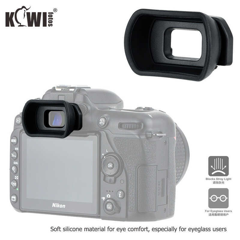KIWIFOTOS กล้อง Eyecup สําหรับ D750 D780 D610 D600 D7500 D7200 D7100 D7000 D5200 D5100 D5000 D3500 D