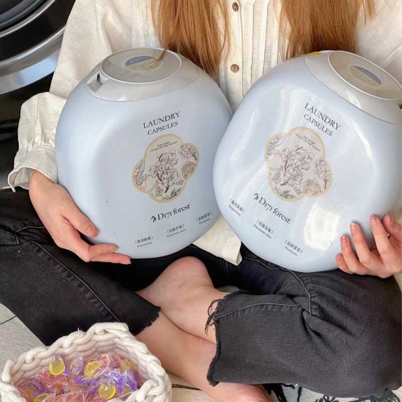 ขนาดใหญ่บาร์เรล 168 ชิ้น Seventh Forest Secretland ซักรีดเจลลูกปัด dI7I ป่าสามห้องน้ํายาซักผ้ากลิ่นห