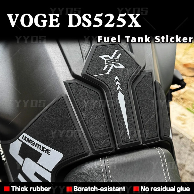 3M Frosted Motorcycle Accessories Sticker Rubber Fuel Tank Pad Protector Non-SlipFor VOGE DS525X DS