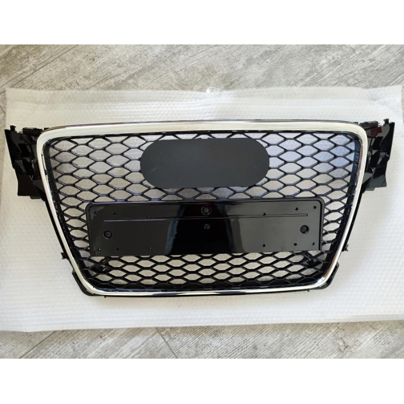 Honeycomb Grill Mesh Front Hood Grille Car Front Bumper Grill Center Grille for RS4 Grill for  A4 B