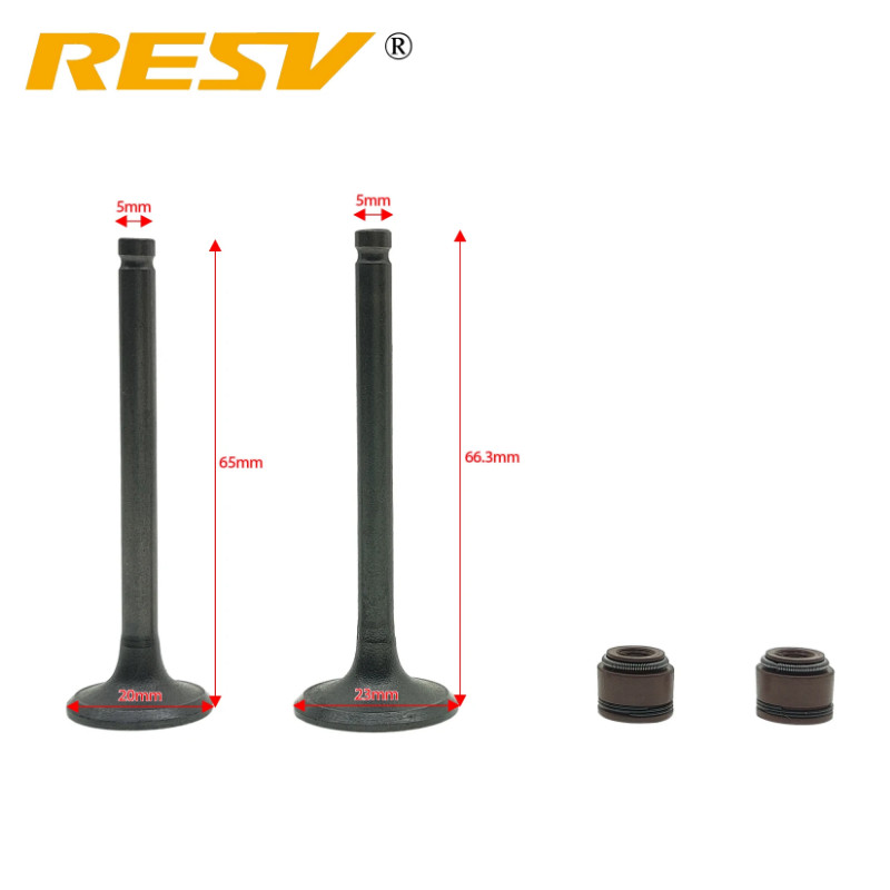 RESV for Yamaha ZY125T-3 ZY125T-4 ZY125T-5 ZY125T-6 ZY125T-7 ZY125T-8 ZY125T-9 Valve Intake Exhaust
