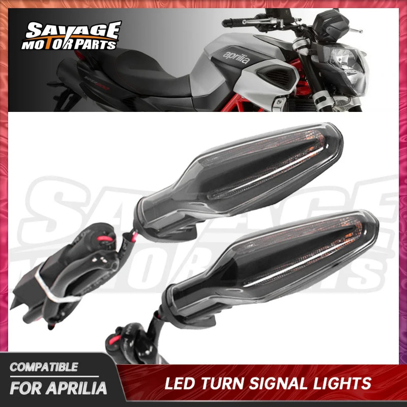 LED Turn Signals For Aprilia SMV750 SMV 900 1200 Dorsoduro SL900 750 SHIVER Motorcycle Indicator Li