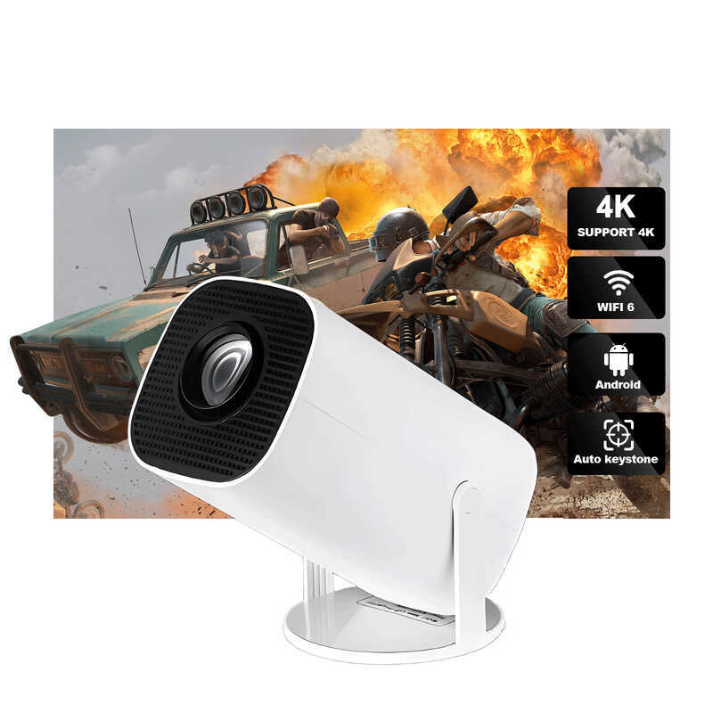 P30 โปรเจคเตอร์ Android โปรเจคเตอร์แบบพกพา wifi บลูทูธกลางแจ้ง HD Home โปรเจคเตอร์