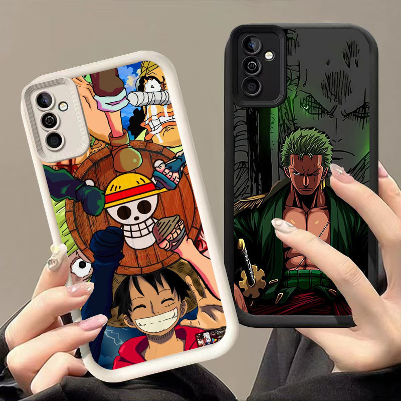 DK-74 One Piece ปลอกซิลิโคนสีดําและสีขาวสําหรับ Samsung A35 A34 S25 S24 A24 A17 A26 A25 FE Ultra 5G