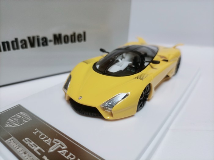 PandaVia 1 43 PandaVia PandaVia Lizard Two-Door Supercar รุ่น SSC Tuatara สีเหลือง