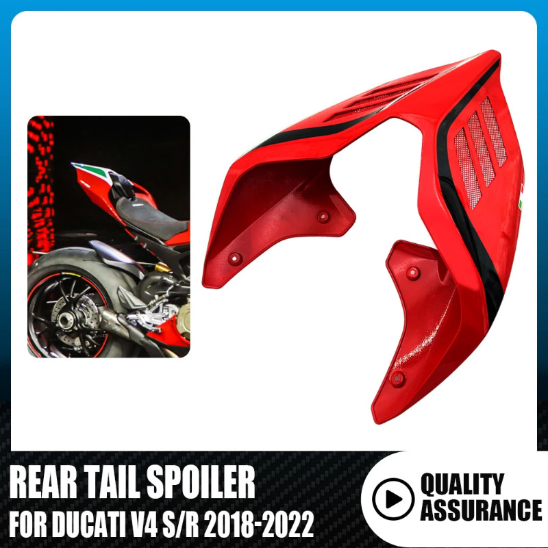 Rea Tail Spoiler For DUCATI Panigale V4 V4S V4R Street Fighter V4 V4S V4R 2018-2023 Motorcycle Rear