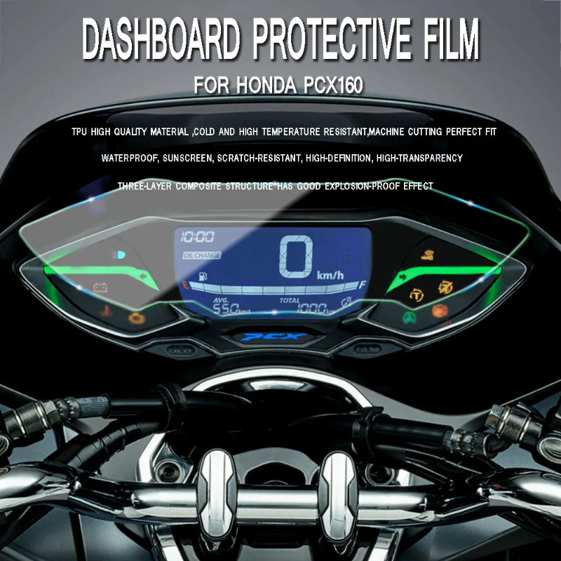 For Honda PCX 160 2021 Motorcycle cluster scratch protection film screen scratch protection film da