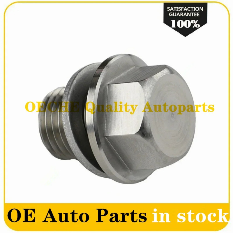 M14x1.5mm Car Engine Oil Drain Plug Bolt Silver with Washer  for Honda Accord CR-V CRX MDX Civic CR