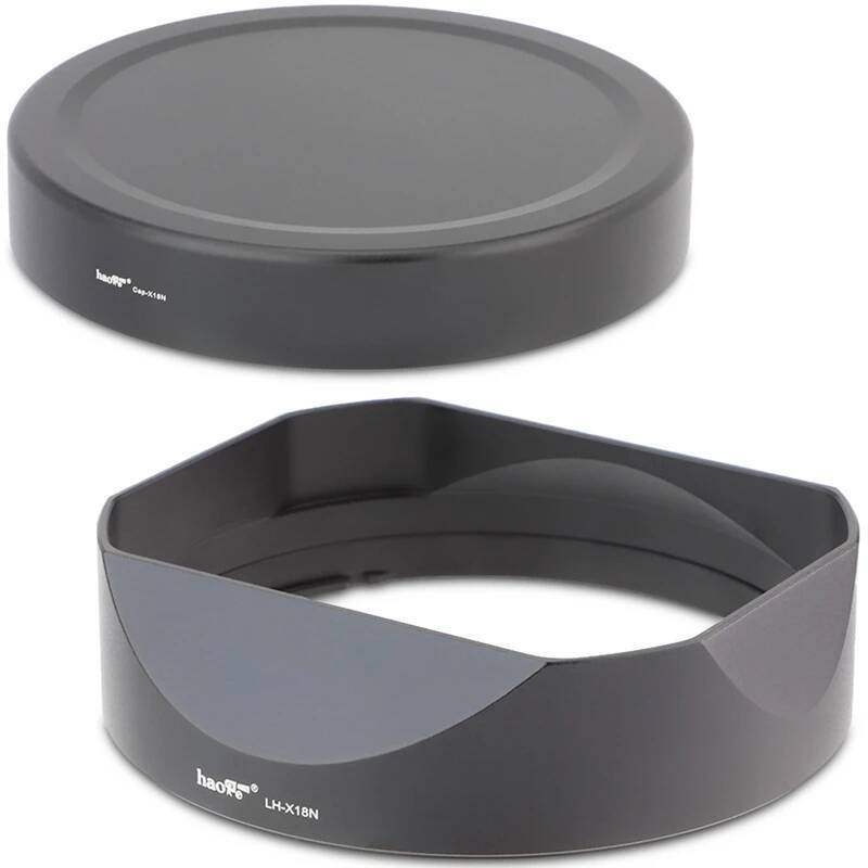 Haoge LH-X18N Bayonet Square เลนส์โลหะสําหรับ Fujifilm Fuji XF16-55mm II Fujinon XF 16-80mm F4 R OIS