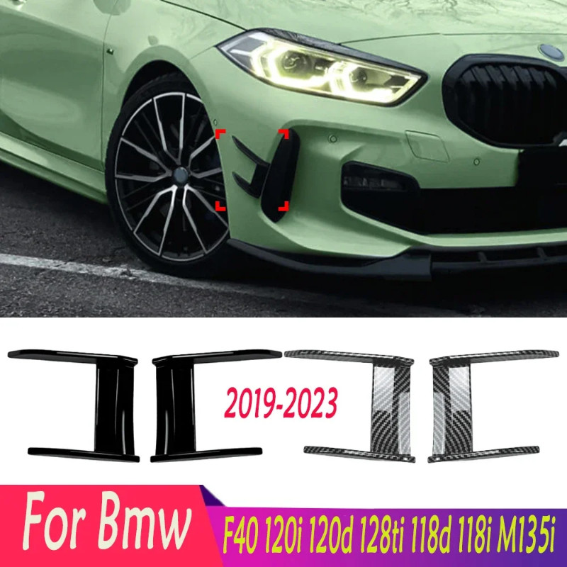 For Bmw 2019-2023 1 Series M1 F40 120i 120d 128ti 118d 118i M135i M Performance Front Bumper Lip Si