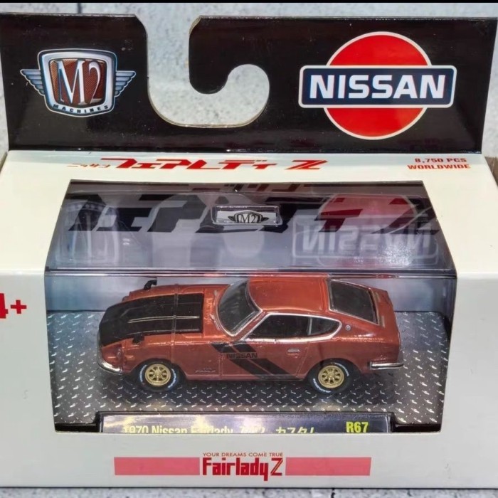 M2 1/64 NISSAN Fairlady Z432 Ladies Alloy Collection Car Model Front Cover สามารถเปิดได้