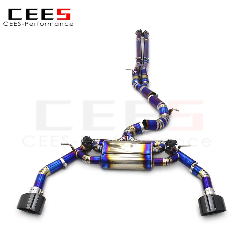 CEES Valvetronic Exhaust system For Audi RS3/TTRS 8V 8Y 2.5T 2017-2023 Sedan Sportback Titanium Cat