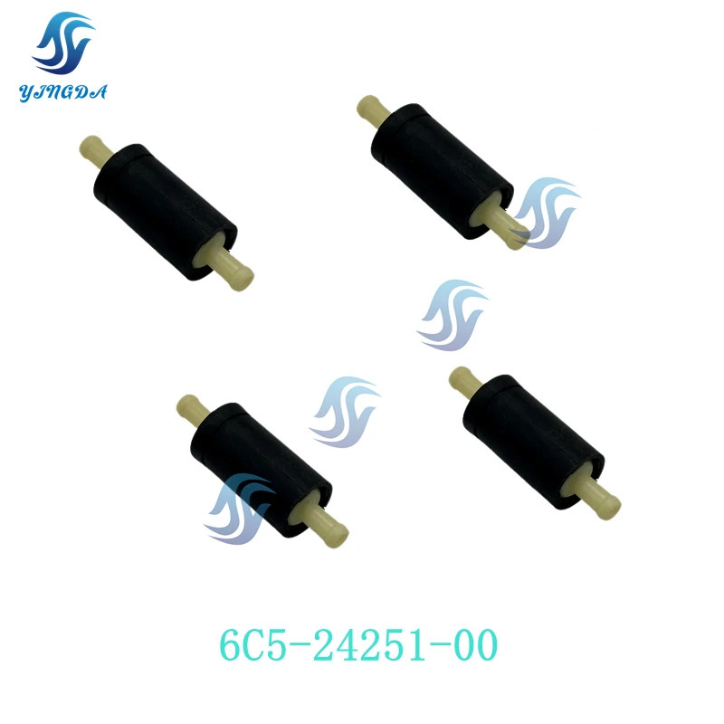 6C5-24251 Fuel Filter For Yamaha Outboard Motor 4T F70 F75 F90 F115 In-Line Fuel Filter-Strainer 6C