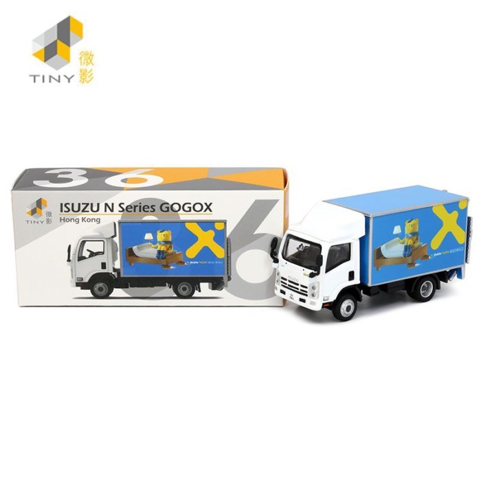 Tiny City 36 Alloy Car Boy-Isuzu N Series GOGOX (Bear Boy)