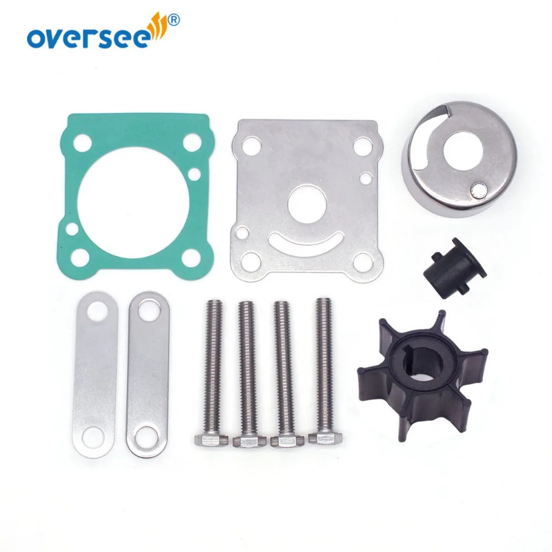 6N0-W0078 Water Pump Impeller Kit For Yamaha Outboard Motor 2T 6HP 8HP 18-3460 6G1-W0078-A1 6N0-W00