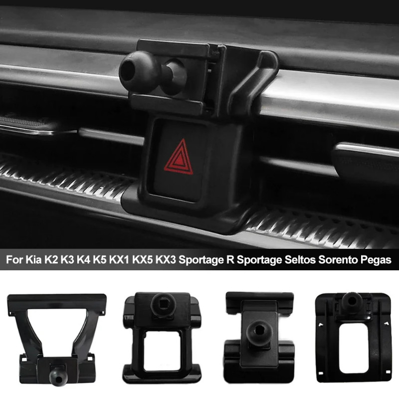 Car Phone Holder Stand Mount Bracket Automobile Fixed Base for Kia K2 3 4 5 KX1 KX5 KX3 Sportage R