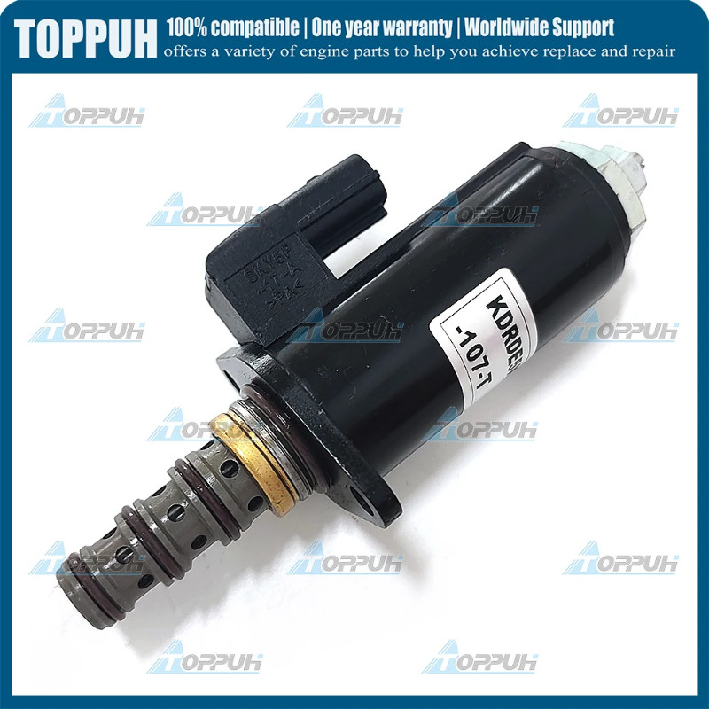 YB35V00005F1 KDRDE5K-31/30C50-107-T KDRDE5K-31 Hydraulic Pump Solenoid Valve Compatible With Kobelc