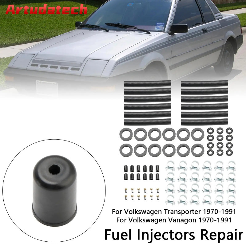 Artudatech 12PCS Fuel Injector Repair Kit Fit V12 XJS 1981-1991 Fit Jaguar Fit Porsche Car Accessor