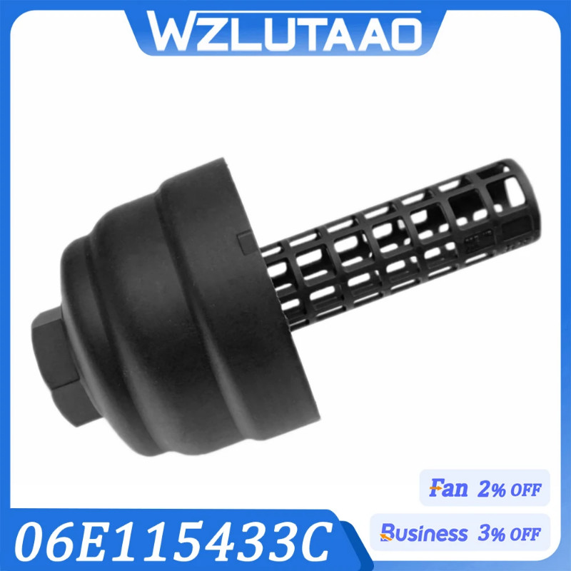 06E115433C Engine Oil Filter Housing Cap Cover 06E115433F 06E115433 For Audi A4 A5 A6 A7 A8 Q5 Q7 V