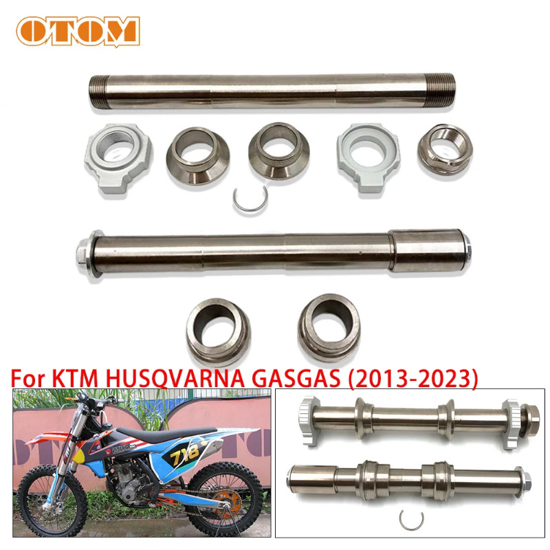 For KTM HUSQVARNA GASGAS Motorcycle Accessories Front Rear Wheel Axle Hub Shaft Spacer Bushing Nut