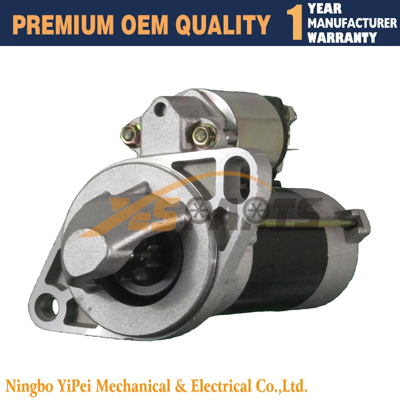 New Starter 119626-77010 12V 1.1KW 9T for John Deere Ag Commercial and Utility Vehicles 228000-7470