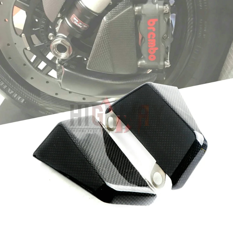 100mm Carbon Fiber Motorcycle Cooling Air Ducts Brake Caliper For Ducati Monster S2R S4 S4R S4RS Tr