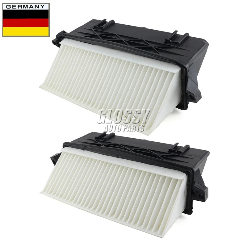 AP02 2pcs Air Filters For Mercedes OM642 W204 S204 W212 S212 X164 W164 W221 C/E/GL/ML/S 300 320 350