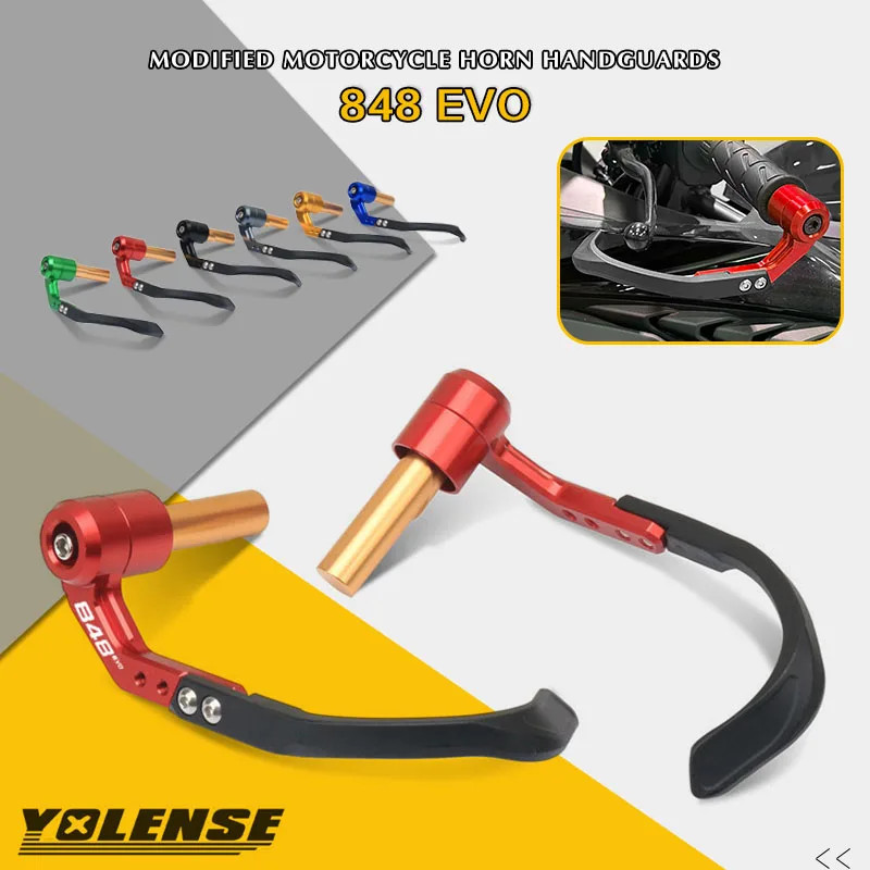 Motorcycle CNC Handlebar Grips Brake Clutch Levers Guard Protector Fit For DUCATI 848 EVO 848EVO