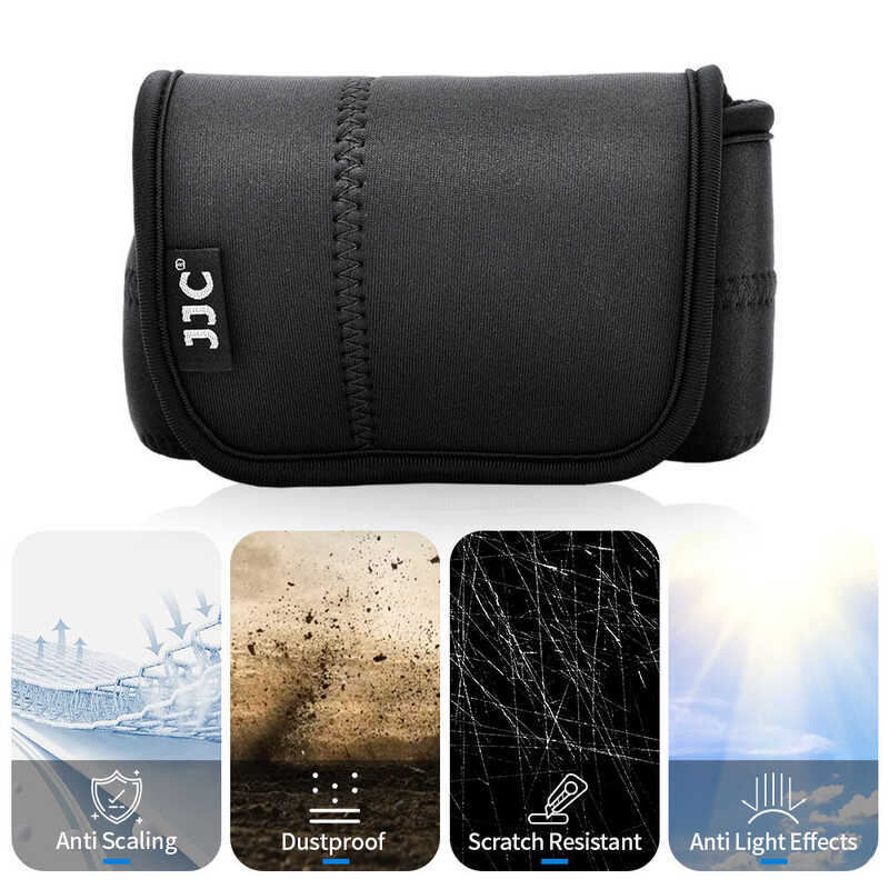 JJC Neoprene กระเป๋ากล้องป้องกันสําหรับ Sony ZV-E10 A6500 A6400 A6300 A6100 A6000 A5500 A5100,Canon 